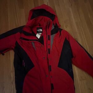 The north face shell/ winter jacket